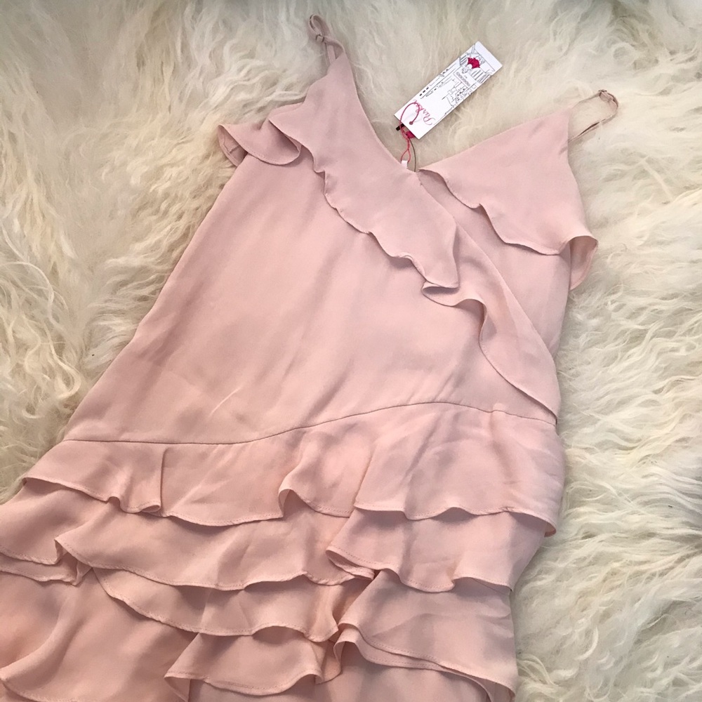 PARKER Ruffle-Accented Mini Dress - Picture 2 of 6